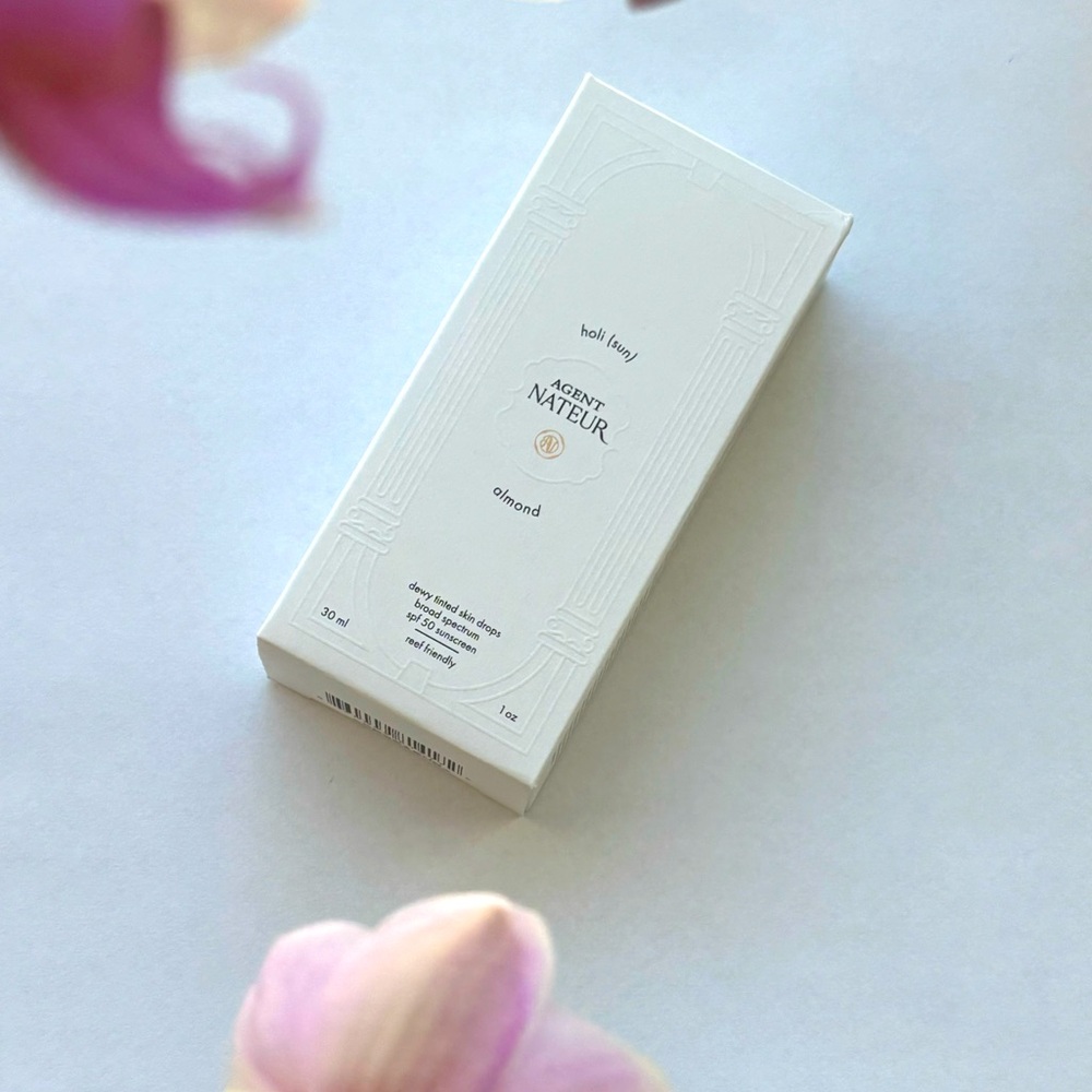 Agent Nateur Dewy Tinted Almond Skin Drops Broad Spectrum SPF 50 Sunscreen 1 oz